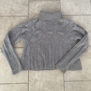 Magaschoni Cashmere Wool Blend Knit Turtleneck